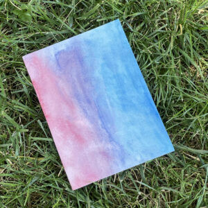Carnet couverture aquarelle