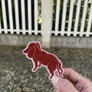 Sticker teckel