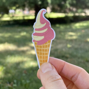Sticker glace à l'italienne